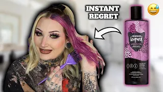 Dyeing My Hair With Strawberry Leopard Lavender Fog