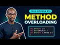 Part of the Oracle Java Lecture Series 19 Overloading Methods