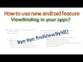 bye bye findViewById Easiest way to Bind Controls How to use ViewBinding in Android Studio