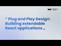 Modular React Architecture How We Built Workflow Builder SDK with Plug Play Design