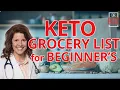 Keto Grocery List for Beginners