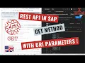 REST API in SAP - Use GET Method with URI Parameters english