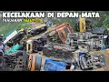 Download Lagu DODELIJK ONGEVAL, vrachtwagen kantelt, vrachtwagen valt in een ravijn op een extreme helling