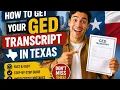 How to get your GED transcript in Texas