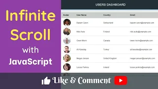 Infinite Scrolling with pure JavaScript Learn JavaScript