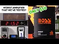 Worst Amplifier That We ve Ever Tested Boss R1004 - 4 Channel Amplifier