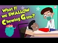 What If We Swallow Chewing Gum Swallowing Bubble GUM Dr Binocs Show Peekaboo Kidz