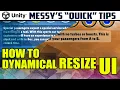 Unity Quick Tips - How to Dynamically RESIZE Text UI