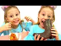 Download Lagu Nastya and Papa a new story for children about harmful sweets and candies