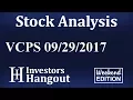 VCPS Stock Analysis 09-29-2017