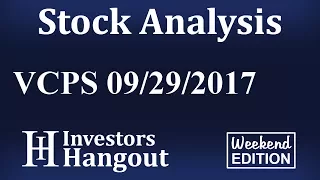 VCPS Stock Analysis 09-29-2017