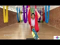 40 min Vinyasa Flow Aerial Yoga Lesson 2 - Full Body | Intermediate - Advanced Class | CamiyogAIR