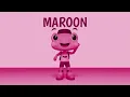 💗 ADVENTURE KIDS FROG LOGO 🐸💗 60 COLORS 🔴🟡🟢🔵🟣 | LEARN ENGLISH | Nursery Teaching Education