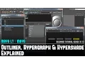 Maya Beginner Tutorial Outliner Hypergraph Hypershade Explained