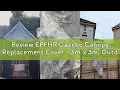 Review EPFHR Gazebo Canopy Replacement Cover - 3m x 3m Outdoor Waterproof Transparent Patio Tent To