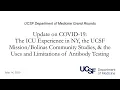 Covid-19 Update The ICU Experience in NY Community Studies Antibody Testing