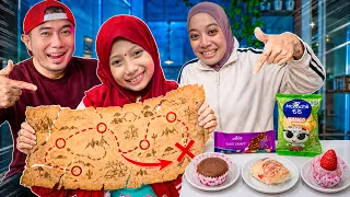 AQILA BERBURU 5 JAJANAN VIRAL PAKAI PETA MISTERIUS!
