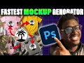 Create 1 300 Mockups in 8 Minutes FREE Photoshop Plugin for Your POD Business