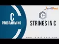 Strings in C Tutorial Operations on Strings Learn C Programming C Language Intellipaat