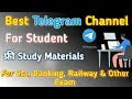 Download Lagu Top 10 Telegram channel for free study materials pdf | Telegram channel for Ssc Bank railway exams |