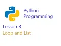 Python programming lesson 8 Loop List