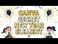 This Canva New Year Secret Is ADORABLE - How to Unlock Hidden Party Illustrations