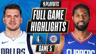  5 mavericks at 4 clippers full game highlights june 2 2021
