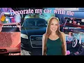 Decorate and organize my car with me PINK car accessories Audi A4 2 0T