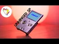 GBA SP Metal Shell Without The Hinge Boxy Pixel Unhinged SP Install Tutorial Review
