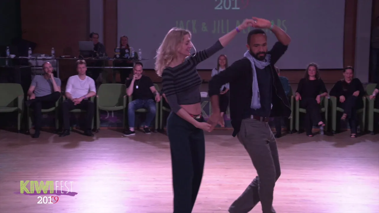 Ekaterina Avlasevich & Browly Adjavon - 2nd place All Stars Jack&Jill Finals - KIWIfest 2019