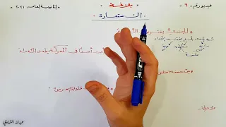 ٦ كيف نفرق بين الاستعارة المكنية والاستعارة التصريحية 