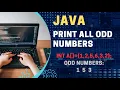 Print all Odd numbers Java Write a program to array elements print all Odd numbers Tamil
