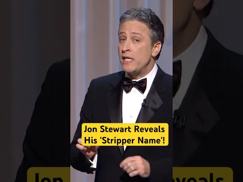 Jon Stewart Reveals His "Stripper Name" at the Oscars!