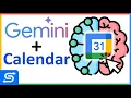 How to use Gemini AI with Google Calendar Tutorial