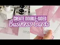 Download Lagu Make Double-Sided Business Cards Instantly with Cricut - Here's How!