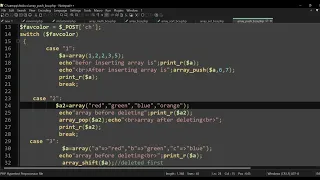 PHP-Array PUSH and POP