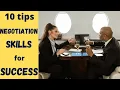 NEGOTIATION Skills top 10