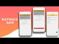 Ionic Rating App UI Dynamic