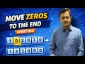 Move All Zeros To End of Array In-Place Two Pointer Java
