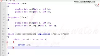 Multiple Inheritance by using Interface Learn JAVA with practical examples Vineet Agarwal