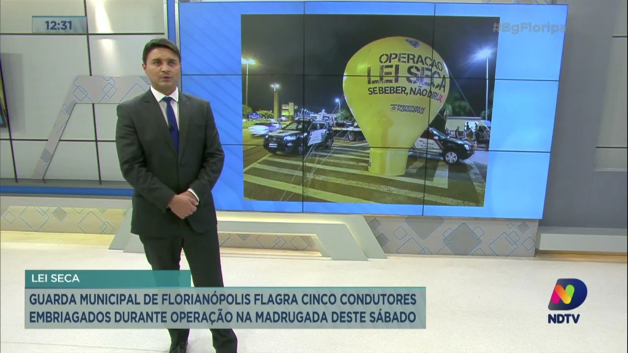 Guarda Municipal de Florianópolis realizou a Operação Lei Seca