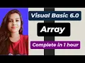 Dynamic array in Visual basic 6 0 Types of array