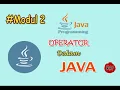 - OPERATOR DALAM PEMROGRAMAN JAVA