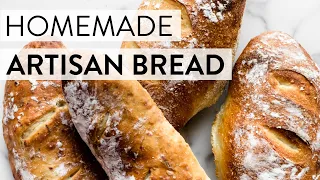 Homemade Artisan Bread 4 Ingredients Sally s Baking