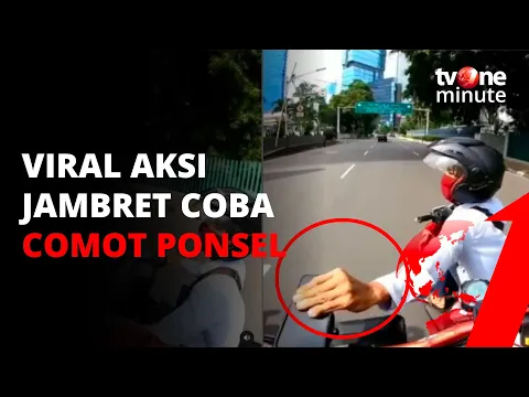 Viral! Aksi Penjambretan Telepon Genggam Gagal Saat Naik Skuter Listrik | tvOne