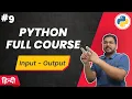 Input and Output in Python Python Full Course in Hindi 2023 Tuffle