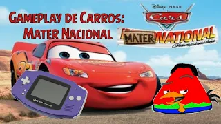 carros mater nacional a corrida do jogo de carros do gameboy advance