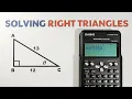 Solving Right Triangles - Missing Angle and Side of Right Triangle Trigonometry