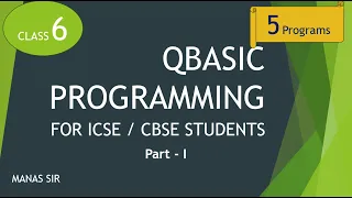 QBASIC PROGRAMMING QBASIC FOR BEGINNER