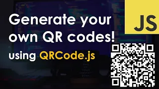 Create QR Codes in JavaScript with QRCodes js